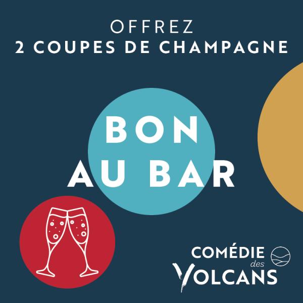 Bon pour 2 coupes de champagne